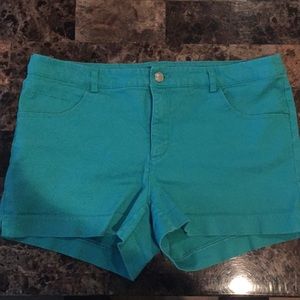 Turquoise H&M Shorts